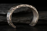 Heavy Sterling Silver Men's Cuff Bracelet