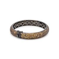COLORED SAPPHIRE BANGLE BRACELET