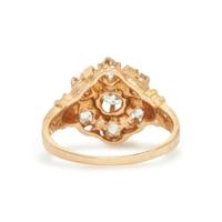 DIAMOND AND ENAMEL RING