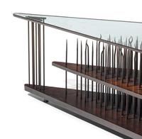 Brutalist Spiked Coffee Table, 1989
