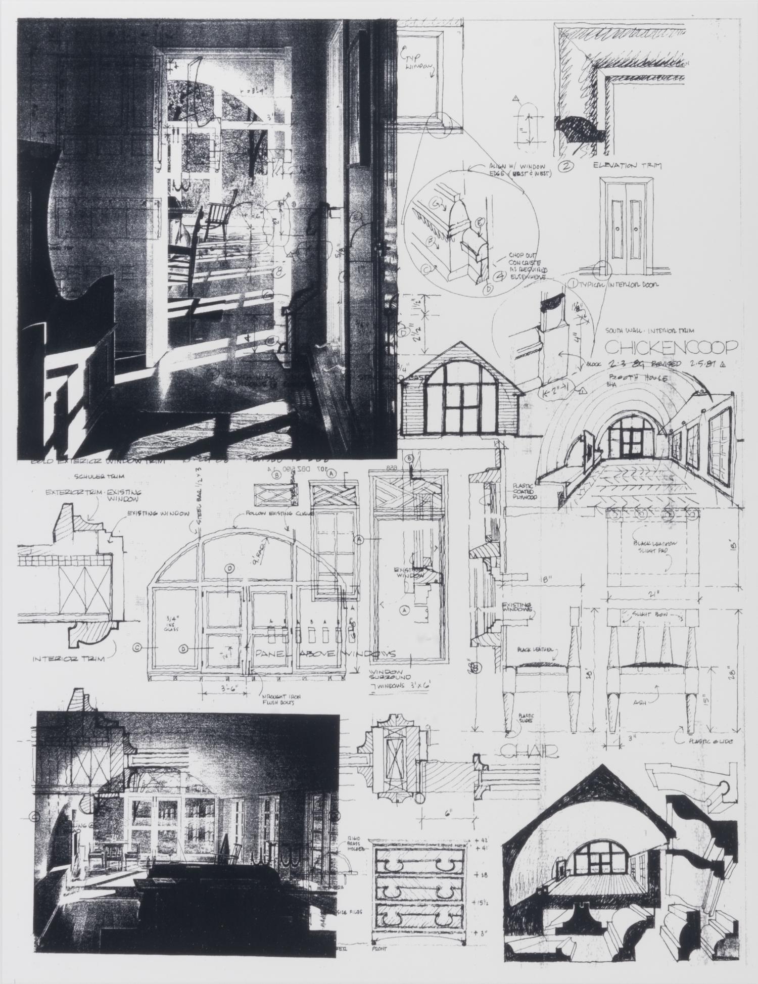 Chicken Coop Architectural Plans