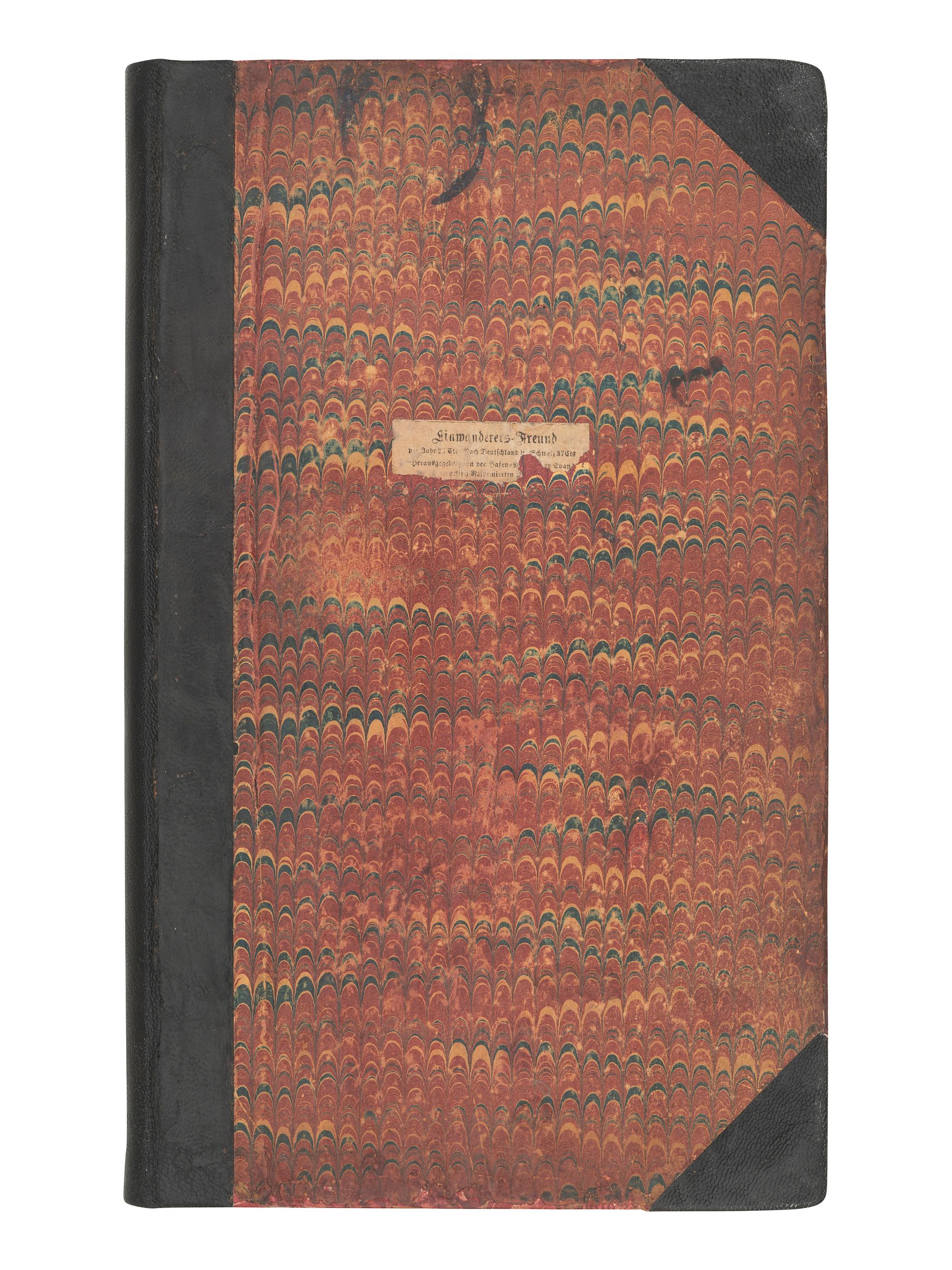 [IMMIGRATION] -- [NEW YORK]. Einwanderers Freund, a register associated with the "Harbor Mission" of the Reformed Church in the United States and its outreach to German immigrants at Ellis Island, ca 1905-1912.