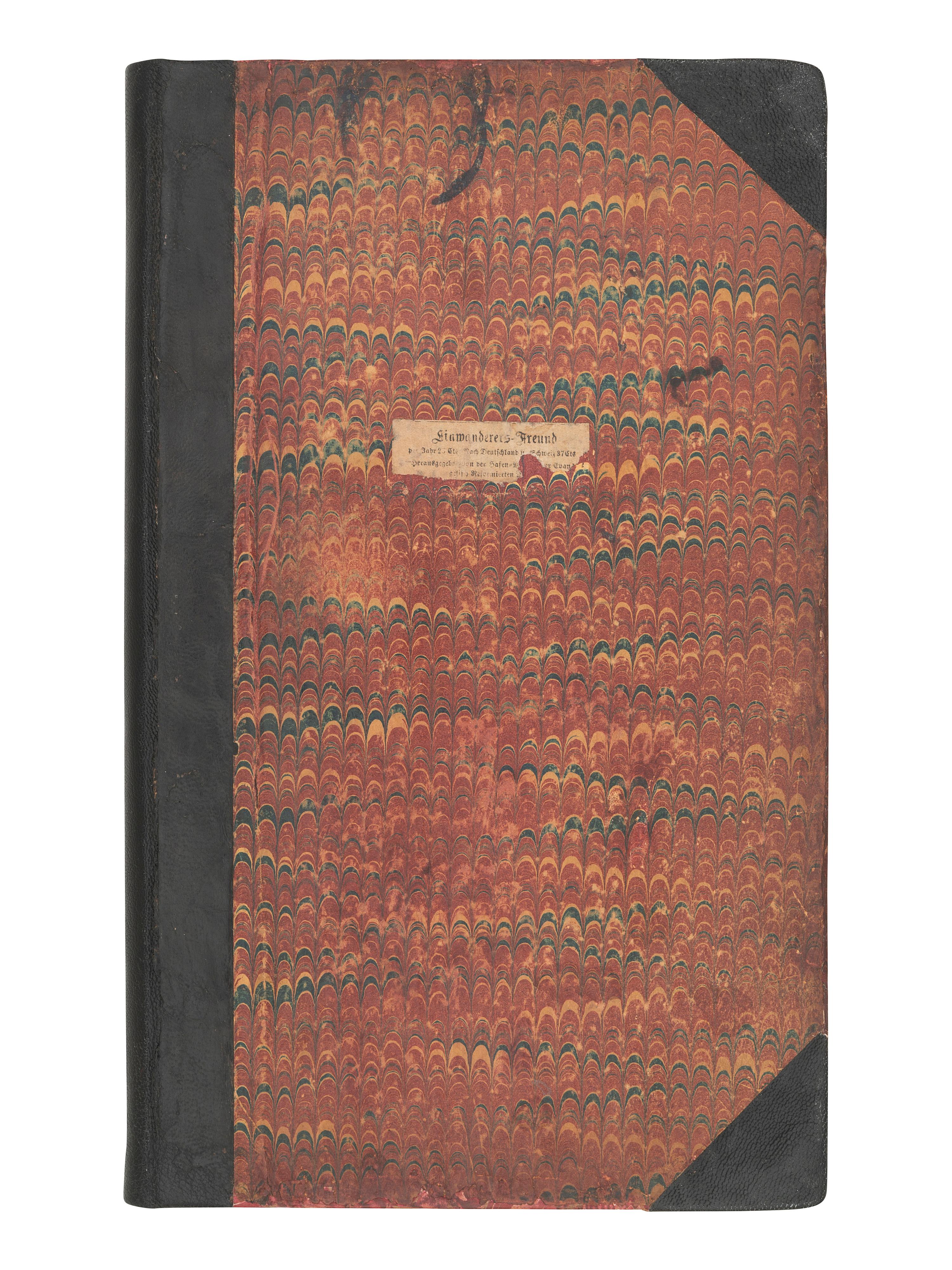 [IMMIGRATION] -- [NEW YORK]. Einwanderers Freund, a register associated with the "Harbor Mission" of the Reformed Church in the United States and its outreach to German immigrants at Ellis Island, ca 1905-1912.