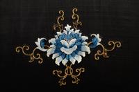An Embroidered Silk Wall Panel