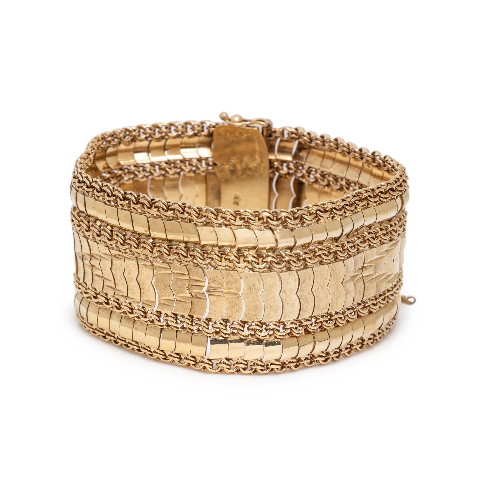 YELLOW GOLD BRACELET