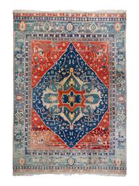 A Serapi Design Wool Rug