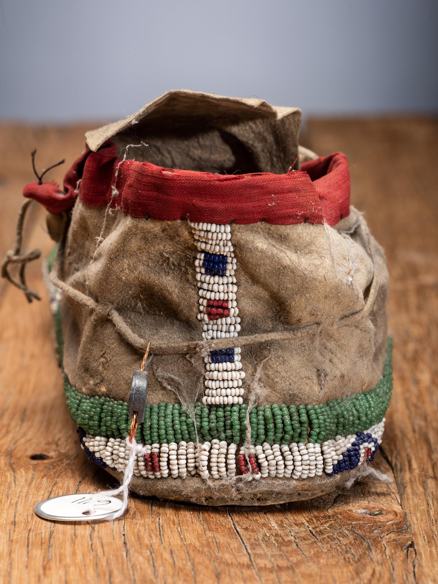 Central Plains Beaded Hide Moccasins, with Crosses