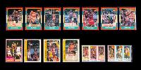 A Collection of 1980s Basketball Cards Including Multiple Hall of Famers