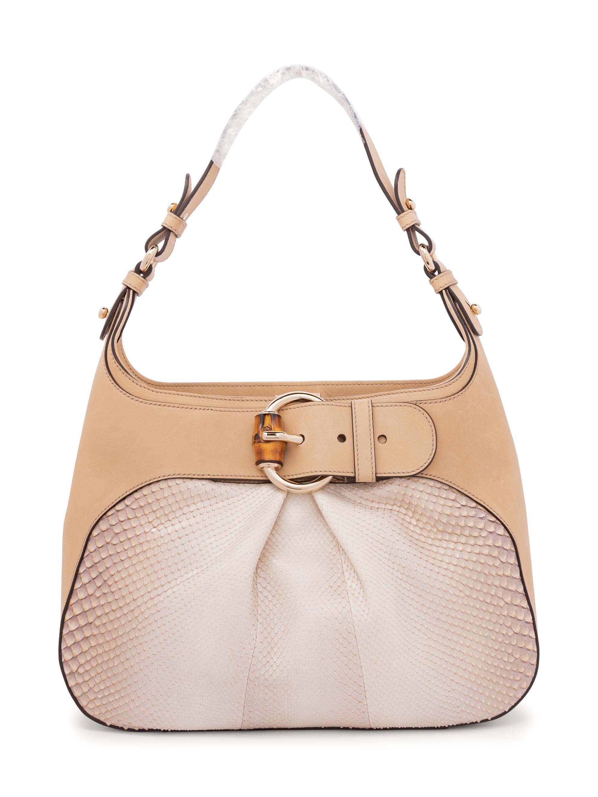 Gucci White Python Bag, 2000s