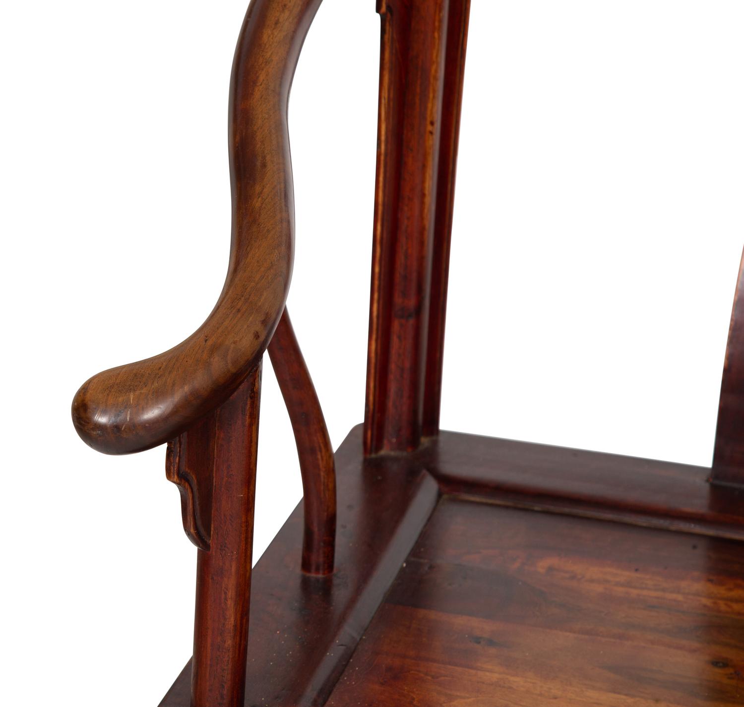A Pair of Chinese Hardwood Chairs