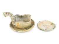 Three Chinese Glazed Terracotta Vessels
