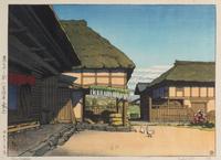 Kawase Hasui, (1883-1957), Matsubara Lake, dated 1941; Nissaka on the Tokaido Road, dated 1942; Cloudy Day in Mito, dated 1946; Autumn