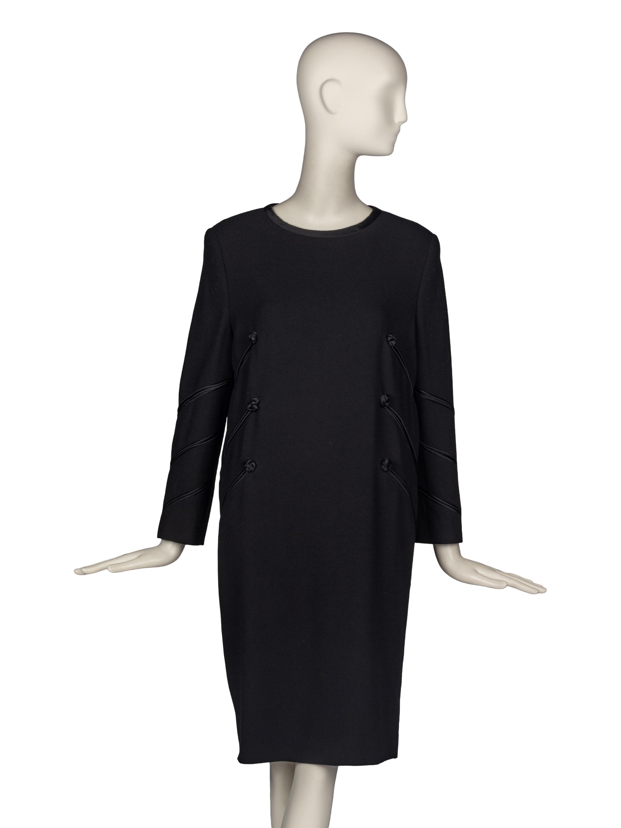 Galanos Black Dress