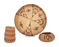 Tohono O'odham, Nez Perce, and Salish Baskets