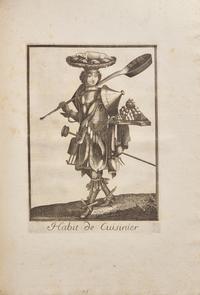 [Plate Books] (Larmessin, Nicolas de, II). Les Costumes Grotesques et les Métiers