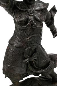 A Pair of Chinese Bronze Figures