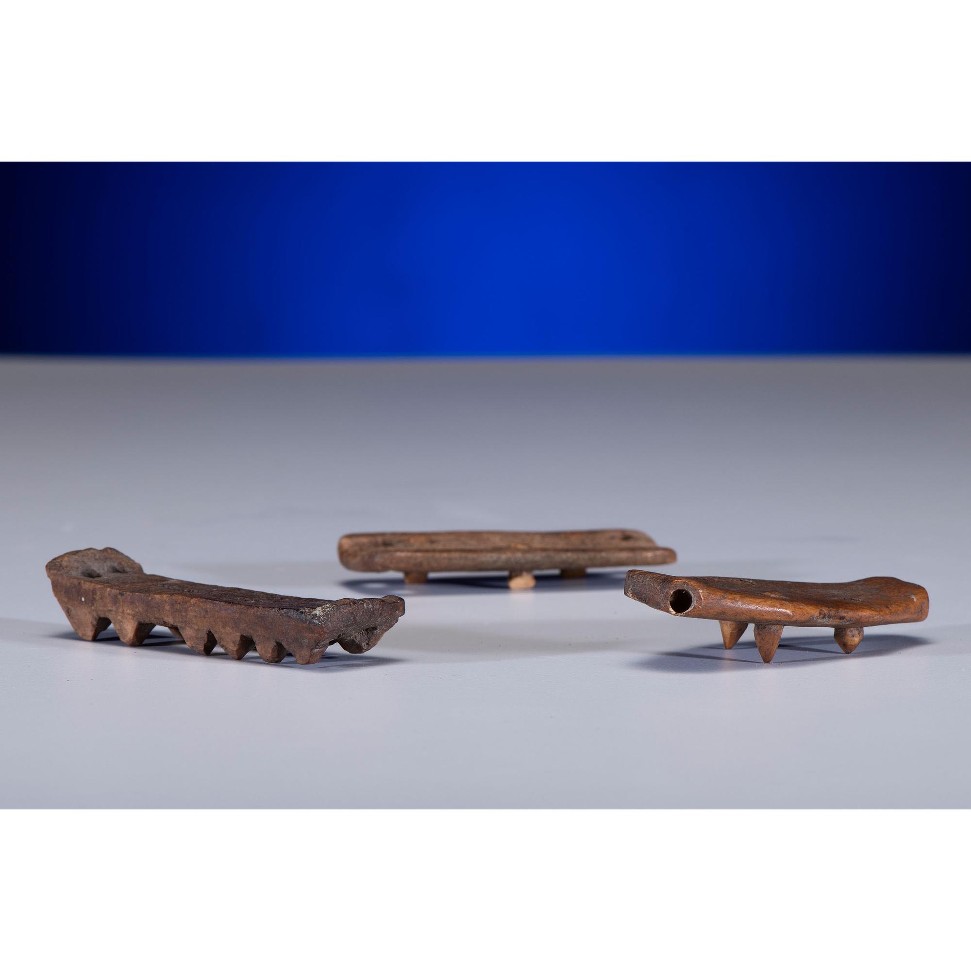 Iñupiat Bone and Fossilized Walrus Ivory Snow Cleats