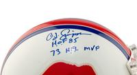 An OJ Simpson Signed Autograph Buffalo Bills Signed Autograph VSR4 Proline Helmet with Multiple Inscriptions