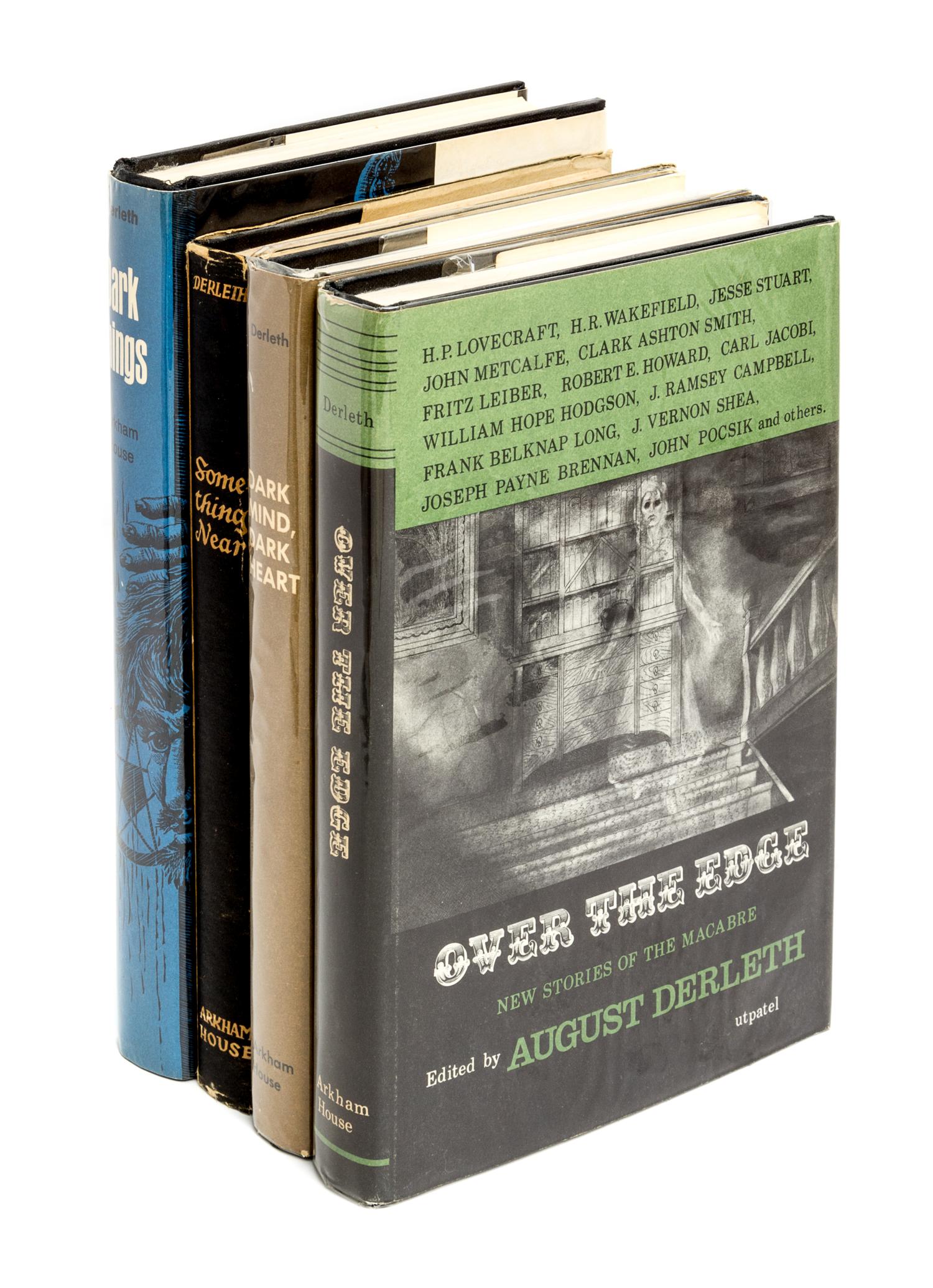 DERLETH, AUGUST. Something Near. Arkham House, 1945. With 3 others, including one inscribed.