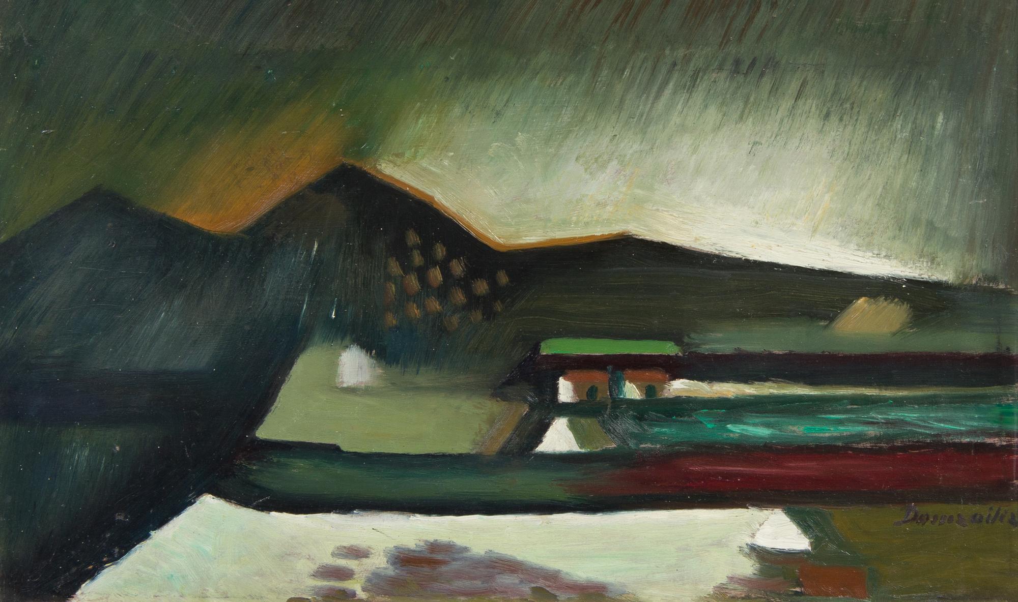 Pranas Domsaitis, (South African, 1880-1965), Thunderstorm
