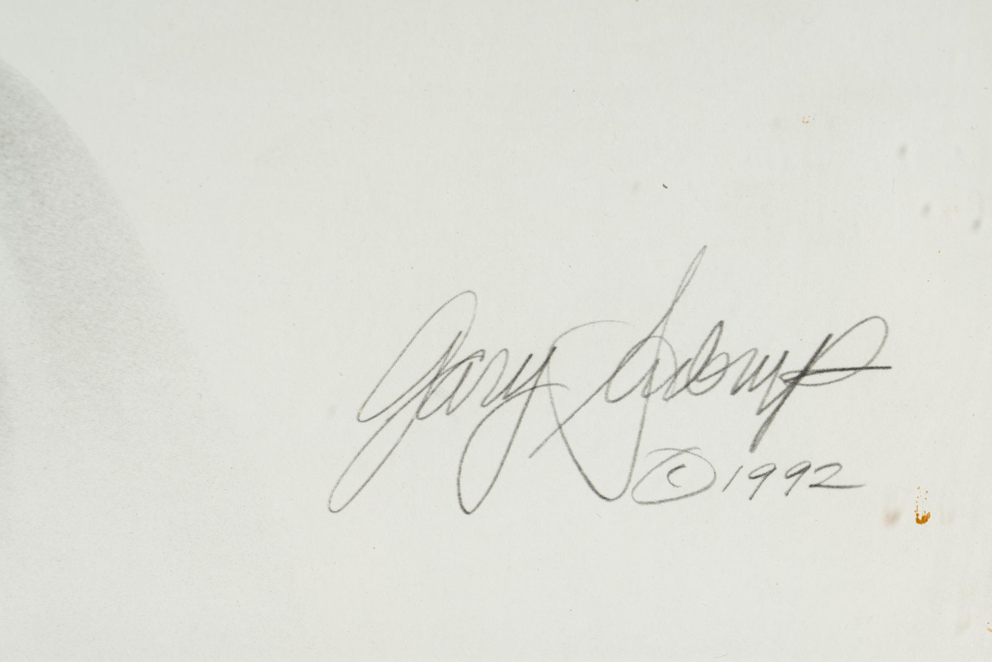 A Muhammad Ali Signed Autograph Print (Beckett Authentication Services Letter),