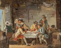 A Group of Three Continental Paintings