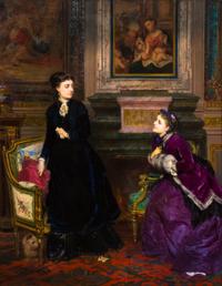 Charles Edouard Boutibonne, (French, 1816–1897), The Letter, 1868