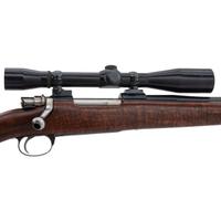 ** FN Mauser Rifle in .458 with Lyman All-American Scope