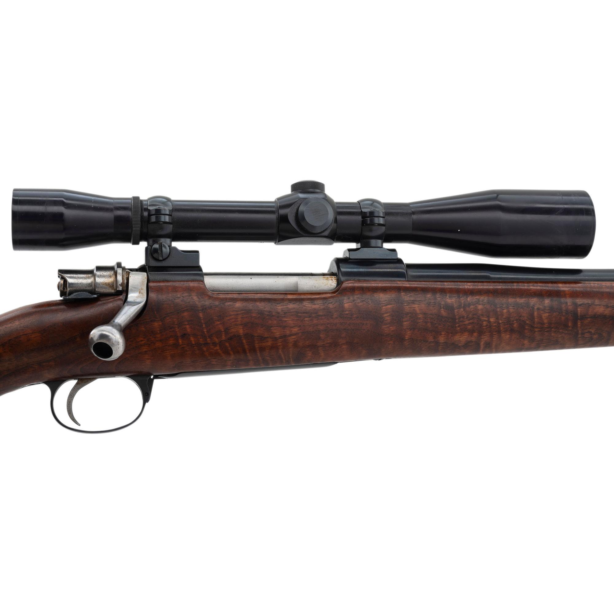 ** FN Mauser Rifle in .458 with Lyman All-American Scope