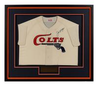 A Joe Morgan Signed Autograph Houston Colt .45s Jersey Presentation Formerly Displayed at Ditka’s Restaurant