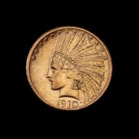 A United States 1910-S Indian Head $10 Gold Coin