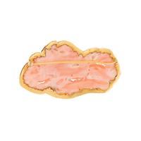 CORAL BIRD BROOCH