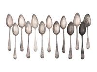 A Group of Coin Silver Spoons