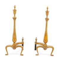 A Victorian Style Mirrored Brass Firescreen
