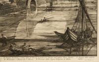 Two Etchings by Giovanni Battista Piranesi (Italian, 1720-1778), View along the Via del Corso of the Palazzo dell'Accademia