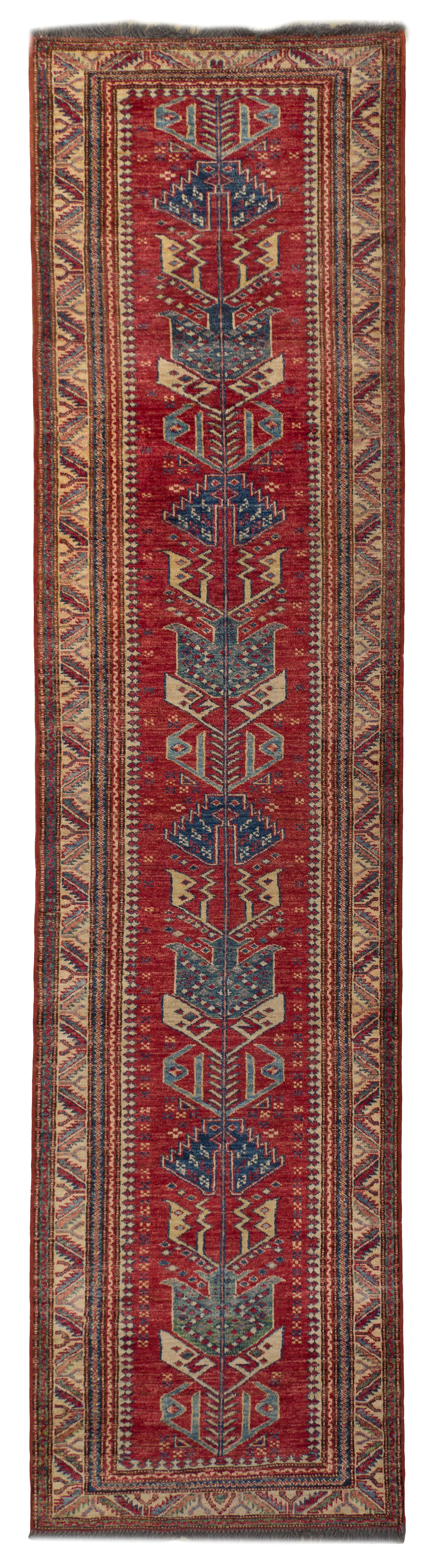 A Turkish Wool Runner, 10 feet x 2 feet 7 inches.