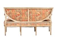 An Italian Cream-Painted Settee
