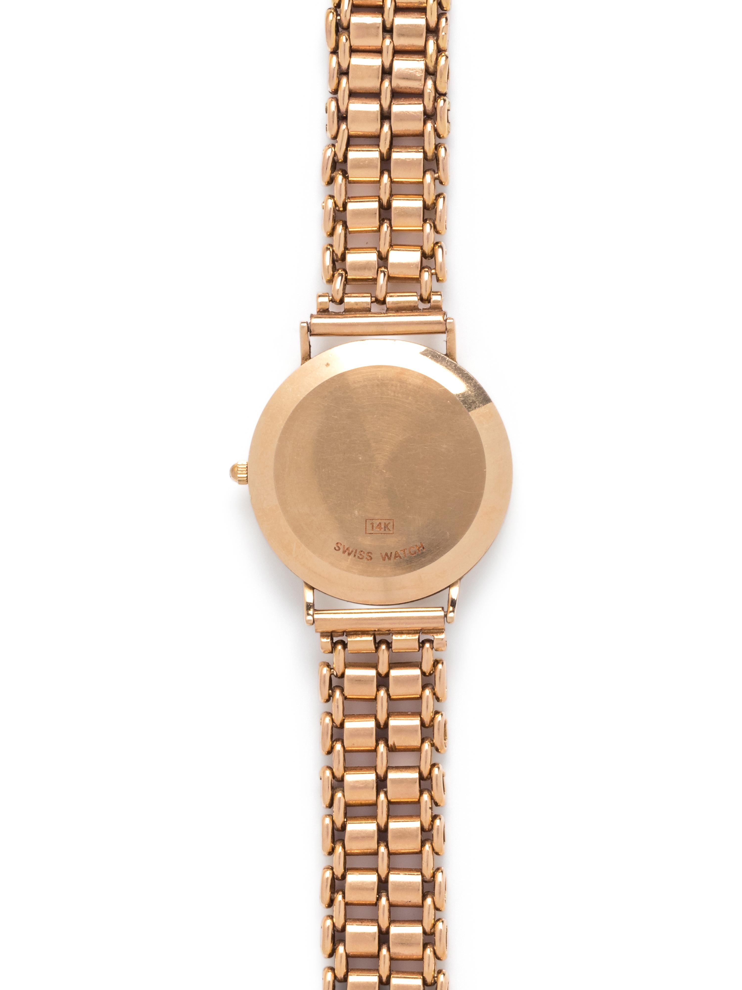 YELLOW GOLD WRISTWATCH