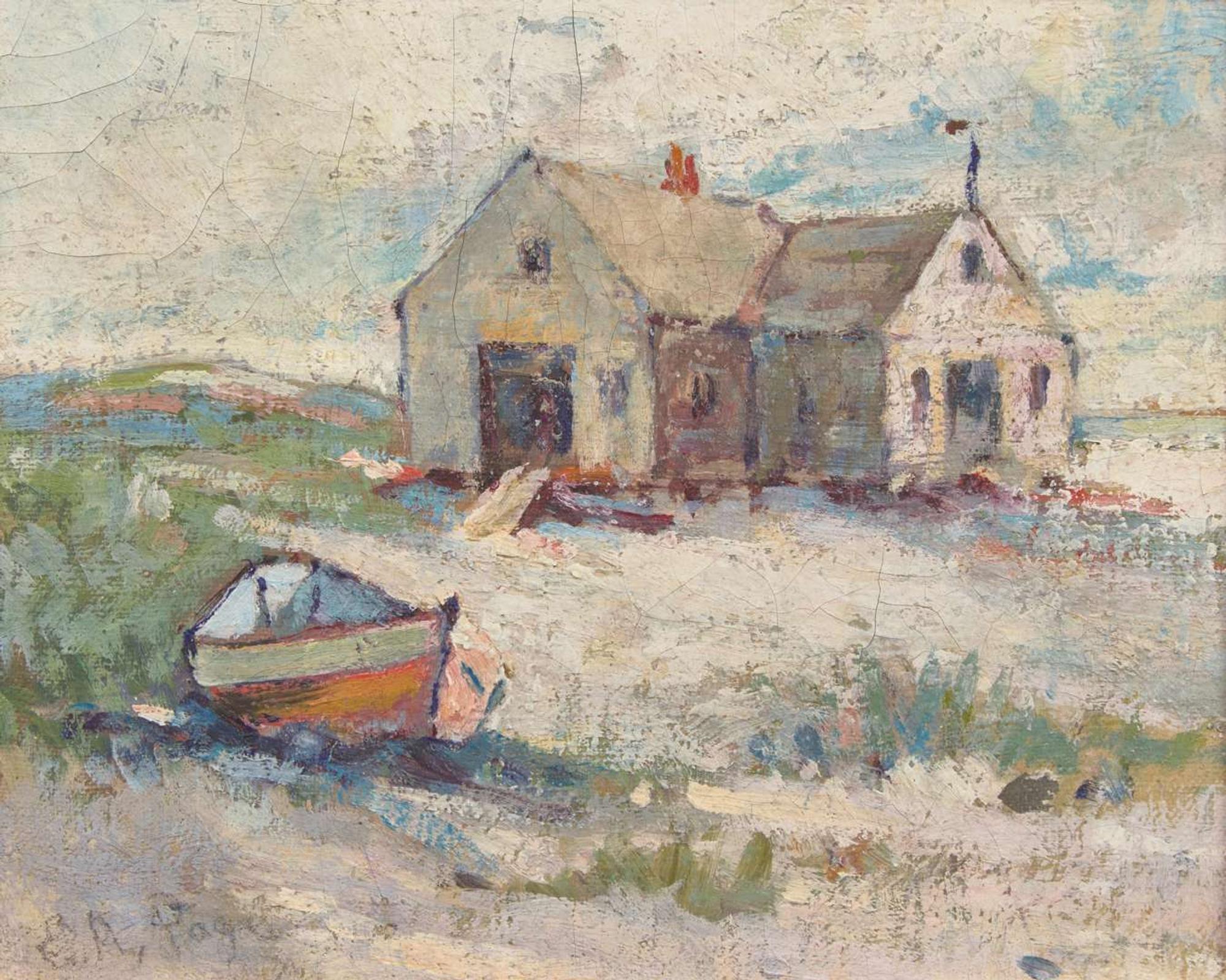 Edward A. Page (American, 1850–1928) - The Boathouse
