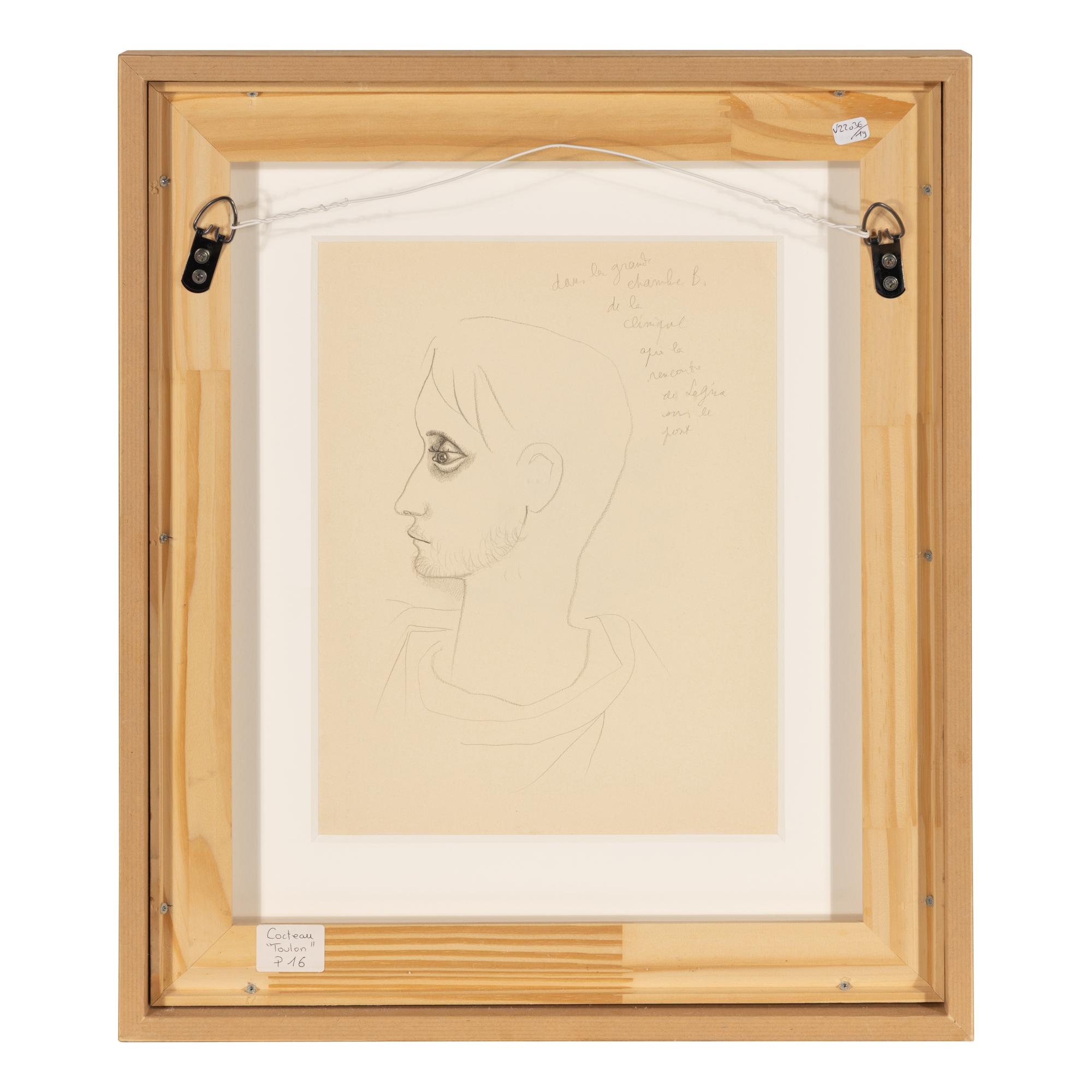 Jean Cocteau (French, 1889-1963) — François Le Grix (a double-sided drawing)