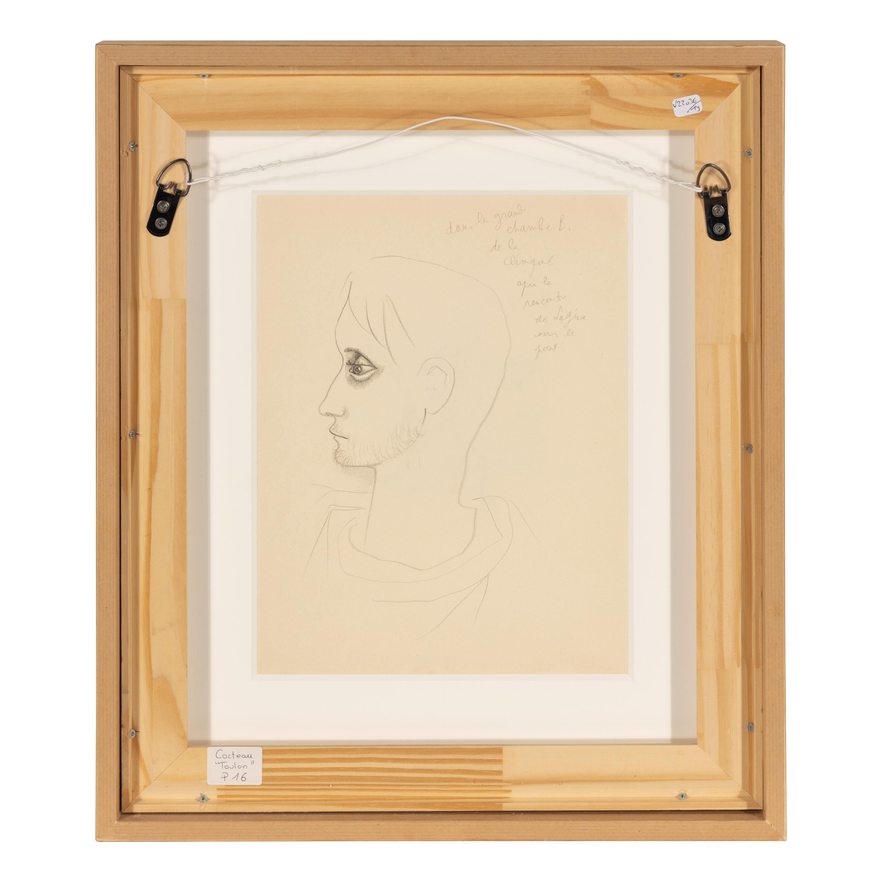 Jean Cocteau (French, 1889-1963) — François Le Grix (a double-sided drawing)
