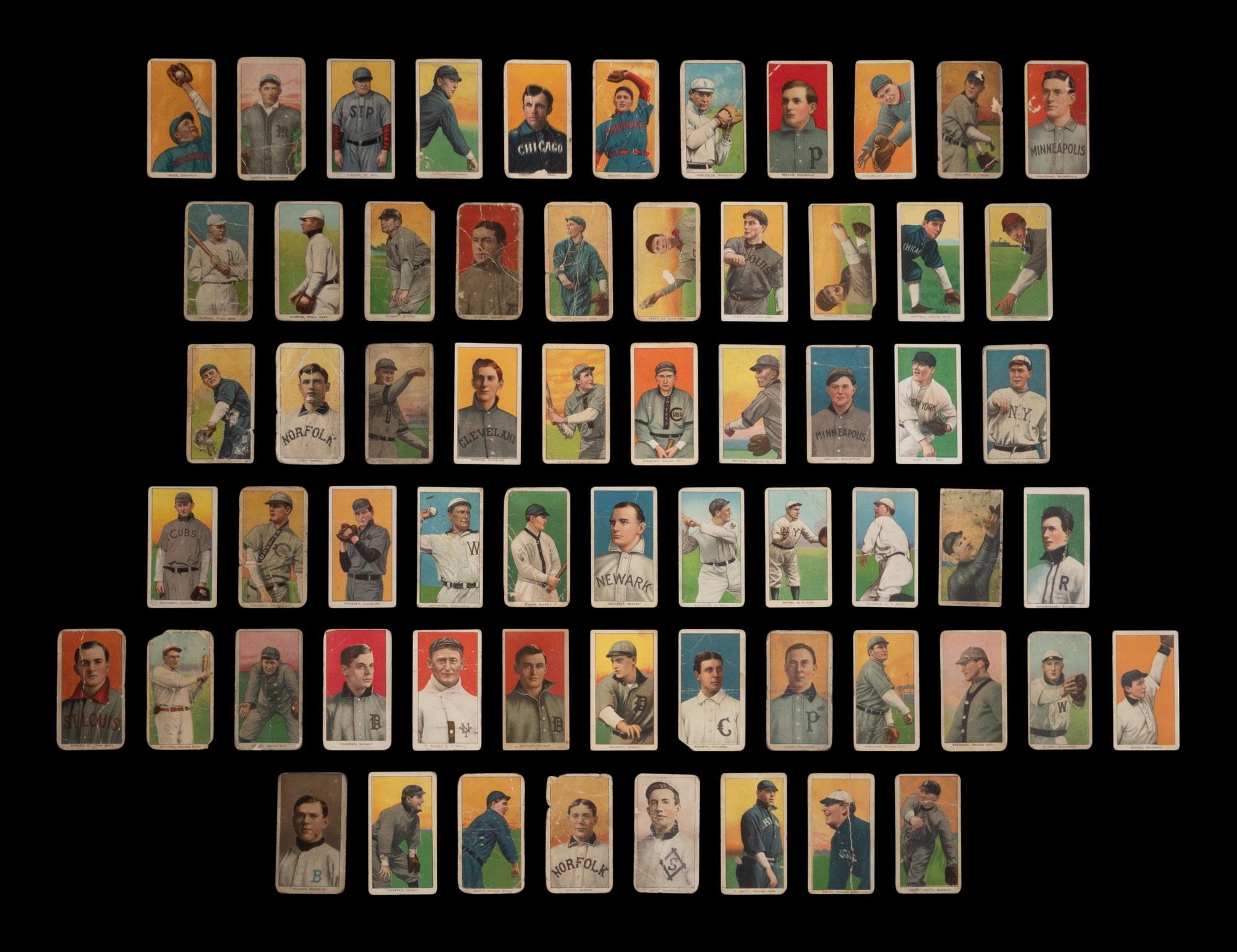 A Collection of Over 350 Assorted T206 Tobacco Baseball Cards