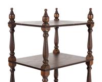 An English Mahogany Etagere