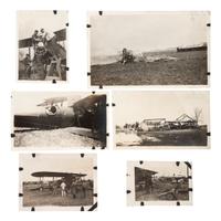 [AVIATION]. A group of early images of airplanes including US Airmail and US Army, comprising:
