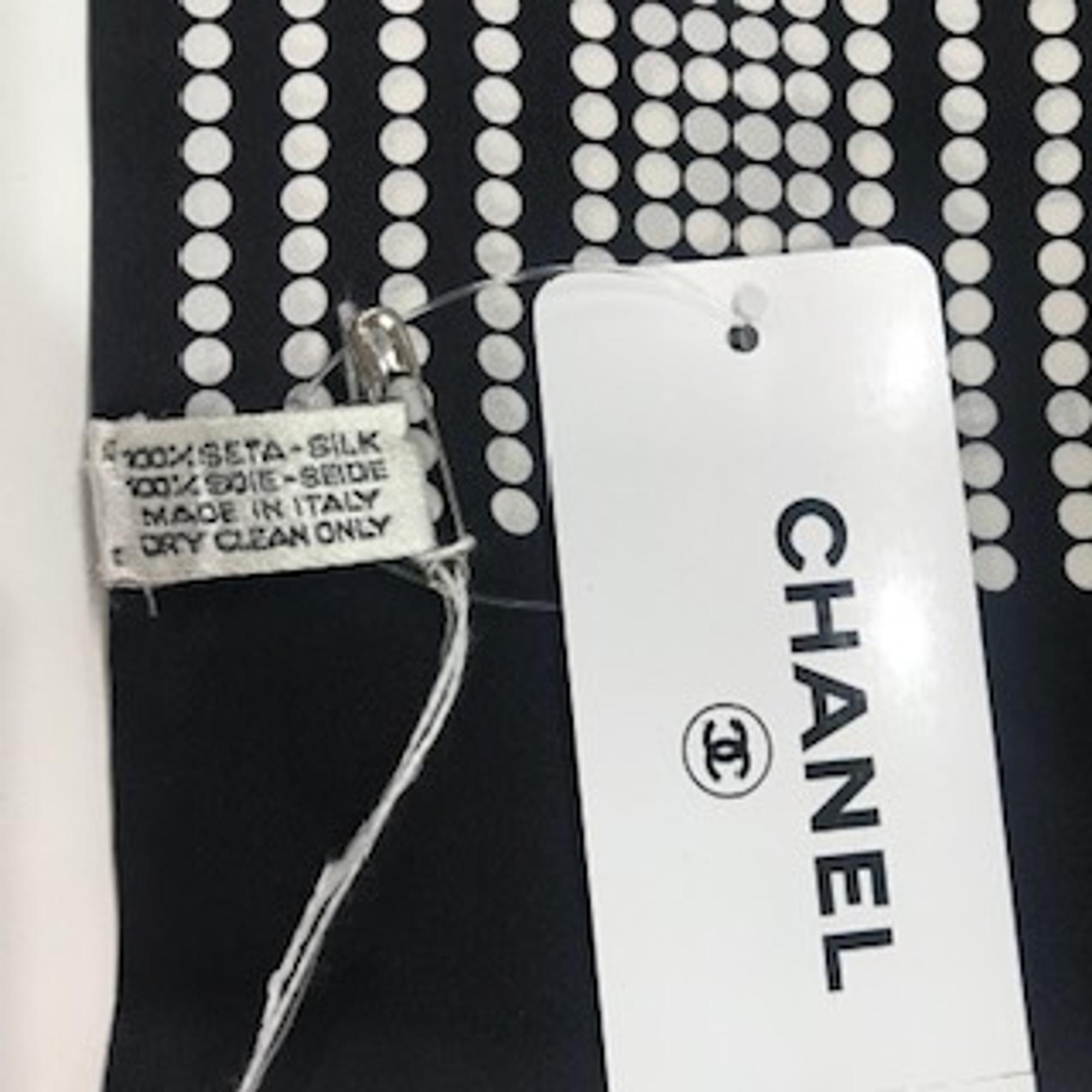 Chanel Black Neck Scarf, 1990-2000s