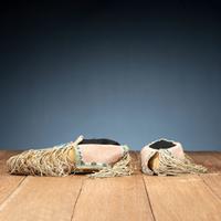 Kiowa Beaded Hide Moccasins