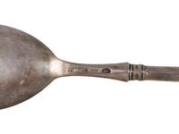 Seventeen Enameled Silver and Silver Gilt Serving Spoons and Souvenir Spoons