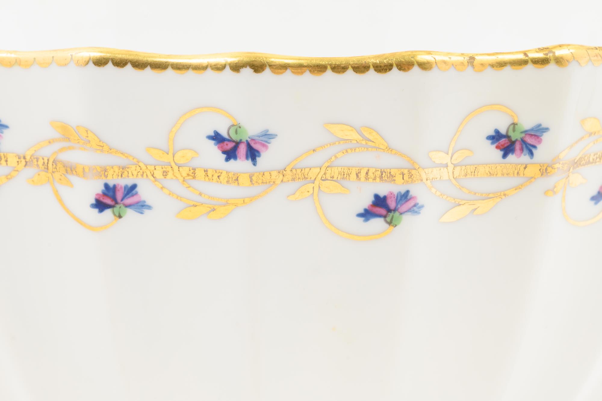 A Group of Derby Porcelain Tea Articles