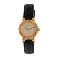 Tiffany & Co., 18K Yellow Gold 'Atlas' Watch, with Pouch