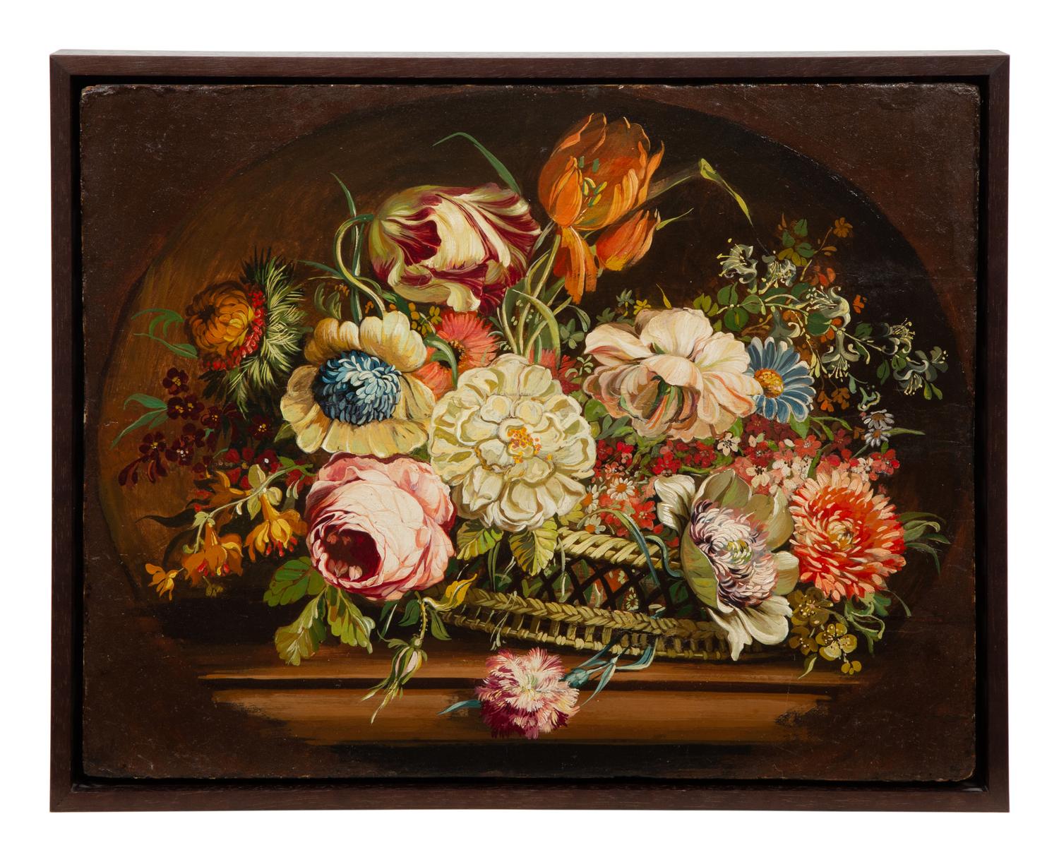Two Floral Still Life Works